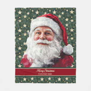 Beliebte Alte Mode Santa Blanket Geschenk Idee Fleecedecke