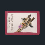 Beliebte Brieftasche mit spielerischer Giraffe - B Trifold Geldbörse<br><div class="desc">Funny Wallets mit Giraffe Tongue Out und spielerischer Wink-Cartoon Zeichnend Tierlächeln - Wählen / Fügen Sie Ihren einzigartigen Text / Schriftart / Farbe - Make Your Special Wallet Gift - Vergrössern und verschieben oder entfernen und hinzufügen Elemente / Bild mit Anpassungs-Tool ! - Zeichn und Design von MIGNED. Sie können...</div>