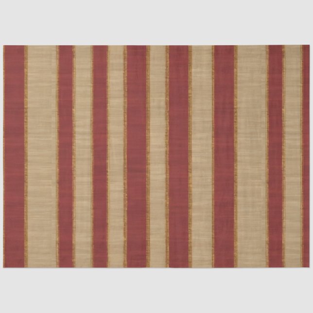 Beliebte Burgundy Gold Luxury Linen Collection Seidenpapier (Vorderseite)