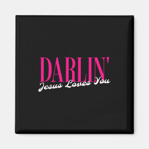 Beliebte Darlin Jesus liebt dich Cool Country Sout Magnet
