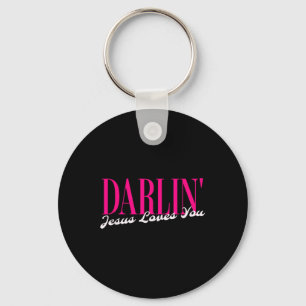 Beliebte Darlin Jesus Liebt Dich Cool Country Sout Schlüsselanhänger