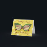 Beliebte Geburtskarte Karte<br><div class="desc">Everyone forgets. It happens. So,  send your belated birthday wishes with this stylish card.</div>