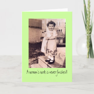 Beliebte Geburtskarte Karte