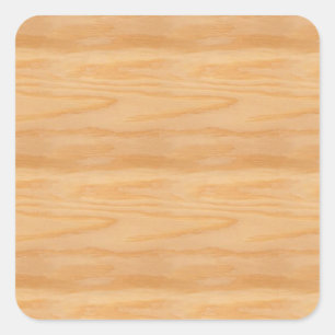 Beliebte Holzlehre Elegantes Design Classic Quadratischer Aufkleber