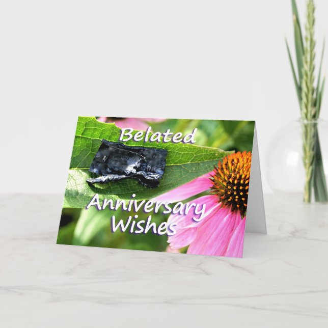 Beliebte Jubiläumsapologie anpassen Karte (Vorderseite)
