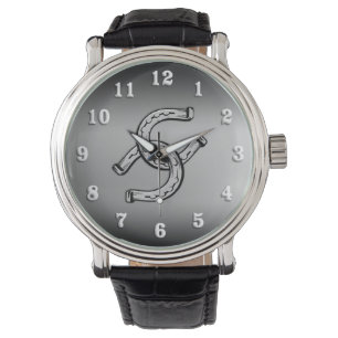 Beliebte Lucky Horseshos auf Silver Armbanduhr