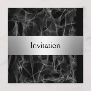 Beliebte Save-the-Date-Einladung Smoke Black Party Save The Date