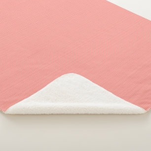 Beliebte Vorlage Elegante Peach Tones Stripes Larg Sherpadecke