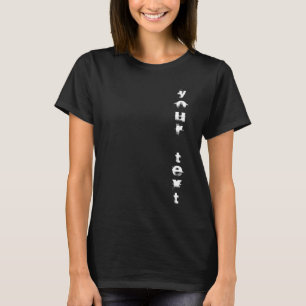Beliebter gestörter Text Moderne elegante Vorlage T-Shirt