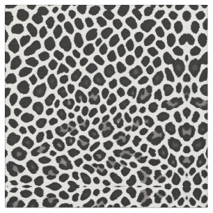 Beliebter Luxus Weißer Leopard Stoff