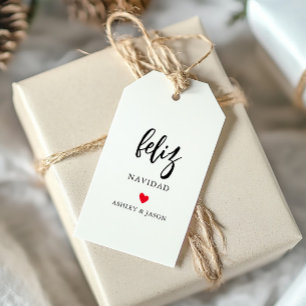 Beliebtes Herz Frohe Weihnachten, minimalistisches Geschenkanhänger