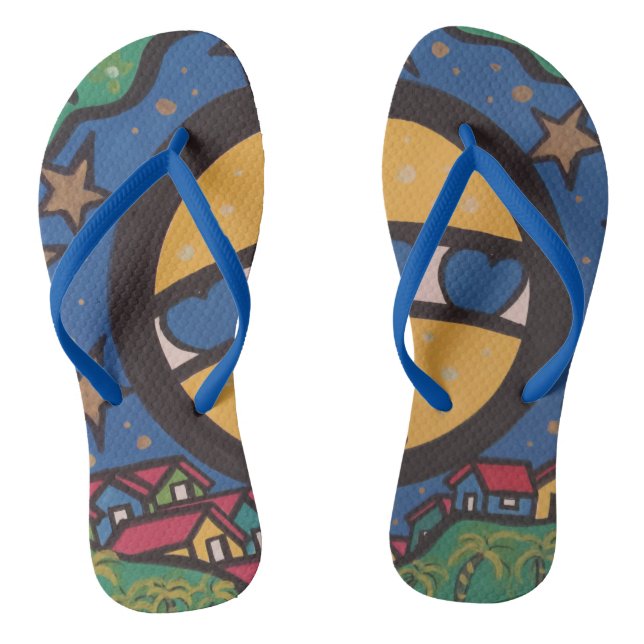 Beliebtes Land Flip Flops (Fußbett)