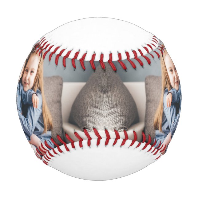 Beliebtes Nana Oma Custom Family Foto Keepake Baseball (Vorderseite)