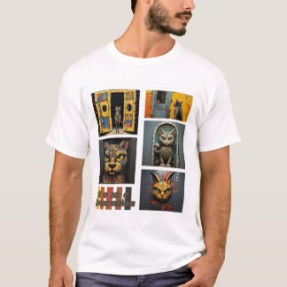 Beliebtes Wall Cats Art Design T-Shirt