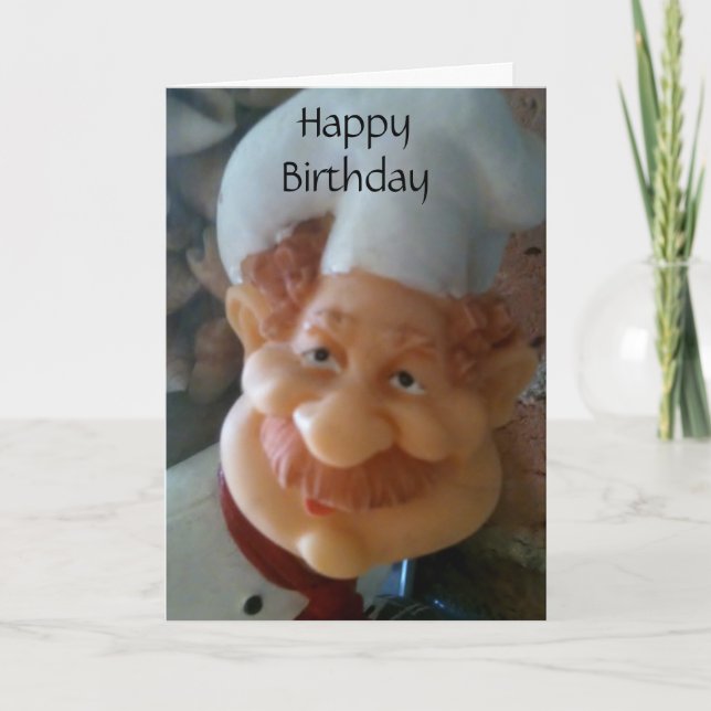 BELIEBTESTER KOCH BIRTHDAY WISHES KARTE (Vorderseite)