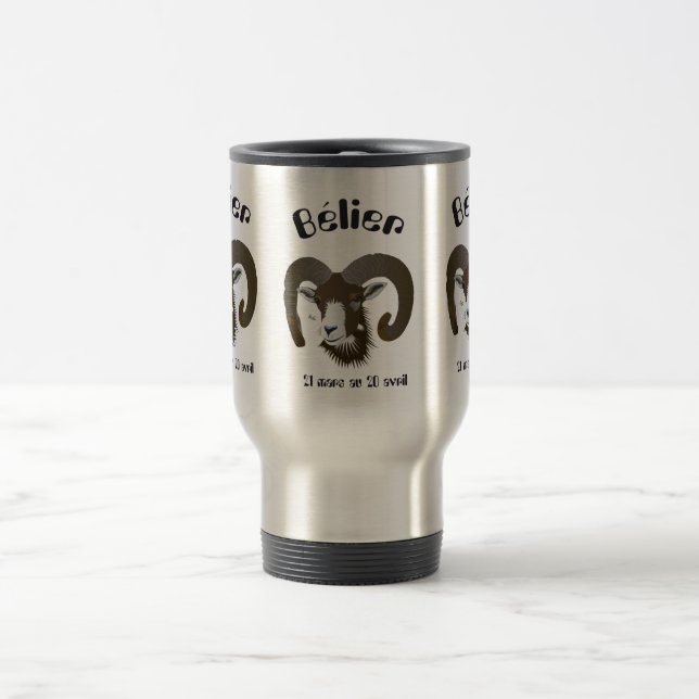 Bélier 21 mars au 20 avril Tasses Reisebecher (Mittel)
