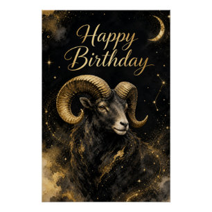 Bélier Conception d'anniversaire de signe du zodia
