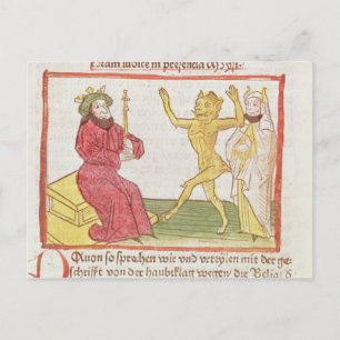 Belietänze vor König Solomon Postkarte