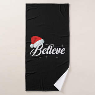 Believe Christmas Badehandtuch