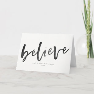 Believe Christmas Feiertagskarte