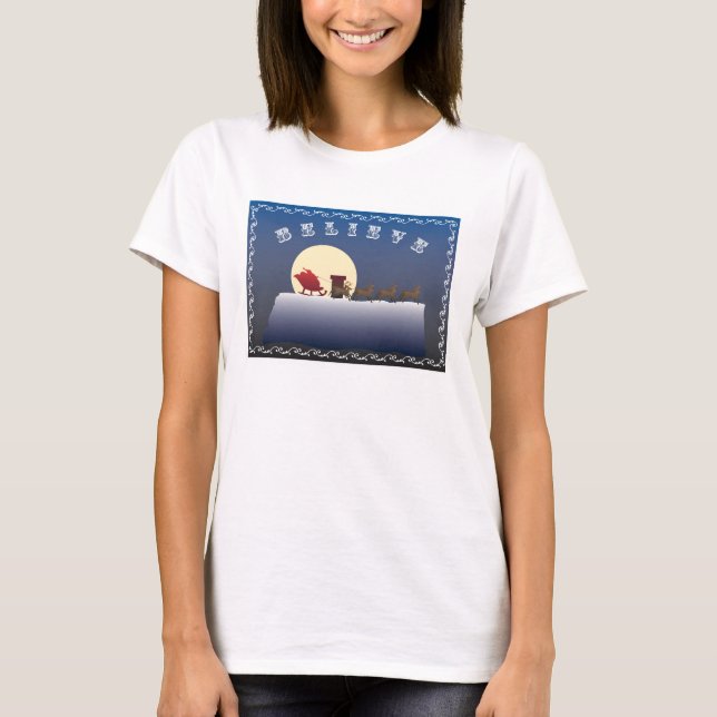 BELIEVE Christmas tee (Vorderseite)