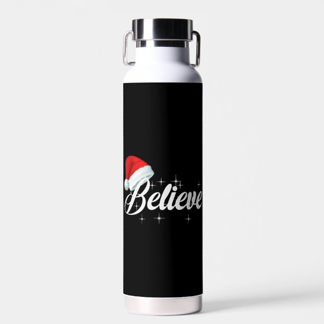 Believe Christmas Trinkflasche (Vorne)