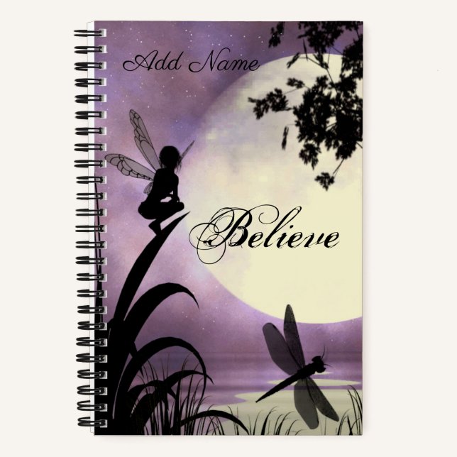 Believe fairy bullet journal Spiral Notebook Notizbuch (Vorderseite)