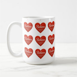 Believe Heart Kaffeetasse