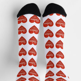 Believe Heart Socken