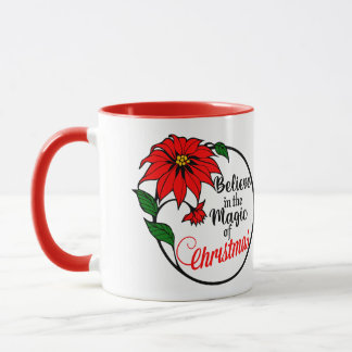 “Believe in the Magic of Christmas” mug Tasse