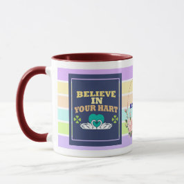 Believe in Your Heart Personalized Mug – Colorful Tasse