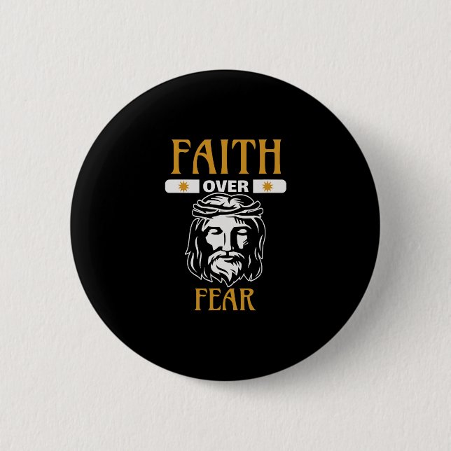 Believing Jesusit Jesus Christus Button (Vorderseite)