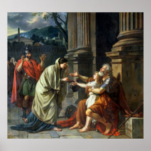 Belisarius, das um Almosen, 1781 bittet Poster