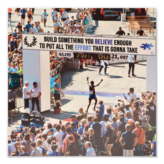 Belive enough to put all the effort fotodruck (Vorne)