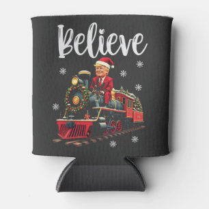 Belive Trump reiten eine Bahn Weihnachtsfeier Schü Dosenkühler