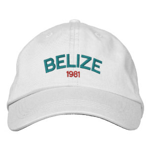 Belize 1981 bestickter Hat Bestickte Kappe