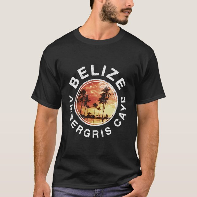 Belize Ambergris Caye T-Shirt (Vorderseite)
