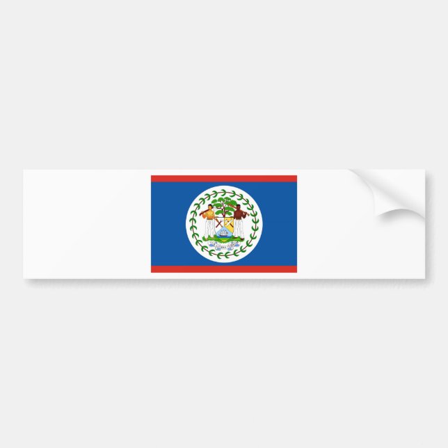 Belize Autoaufkleber (Vorne)