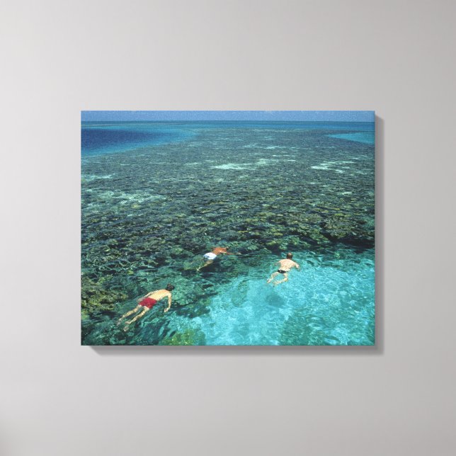 Belize, Barrier Reef, Lighthouse Reef, Blau Leinwanddruck (Vorderseite)
