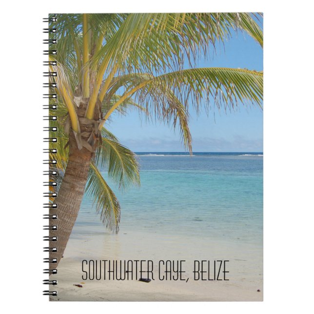 Belize Barrier Reef Tropical Caribbean Seascape Notizblock (Vorderseite)