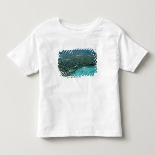 Belize, Barrier-Riff, Lighthouse Reef, Blau Kleinkind T-shirt