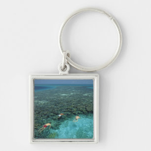 Belize, Barrier-Riff, Lighthouse Reef, Blau Schlüsselanhänger