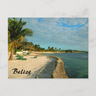 Belize Beach Postcard Postkarte