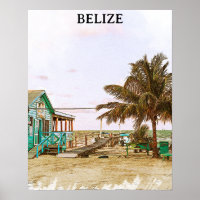 Belize Caribbean Beach Landschaft