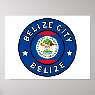 Belize City Belize Poster