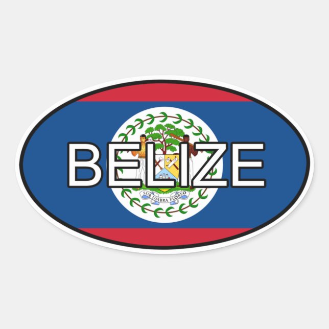Belize Euro Sticker (Vorderseite)