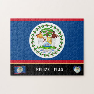 Belize Flag & Belize Country / Belize