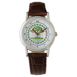 Belize Flag & Belize trendige Mode /design watch Armbanduhr