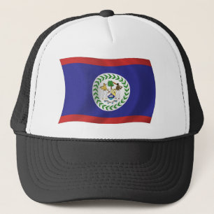 Belize Flag Hat Truckerkappe