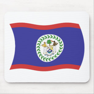 Belize Flag Mousepad